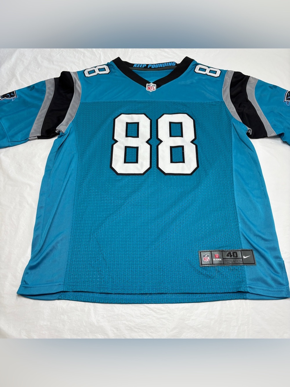 Carolina Panthers Greg Olsen #88 Blue Jersey Nike On Field Men’s 40 Medium
